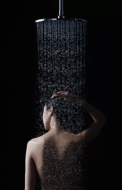 Women in shower