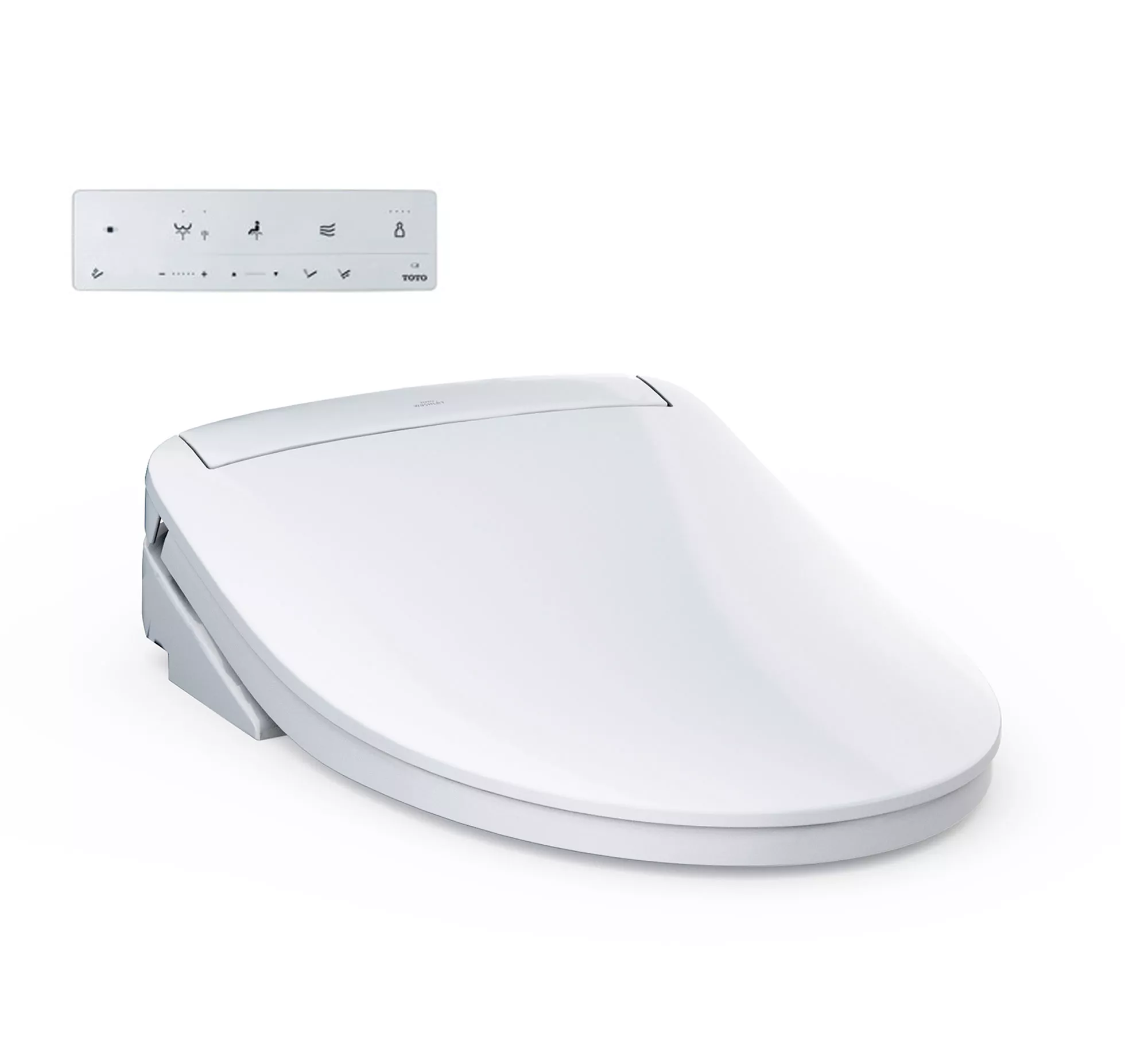 WASHLET KS6 by TOTO: luxury bidet with warm-water cleansing, 5-seat temps, and energy-saving, low-profile design.