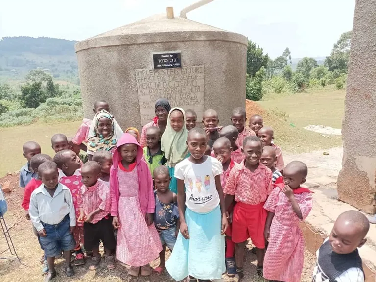 Uganda project activity of TOTO Water Environment Fund grantee
