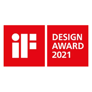 IF Design Award 2021. Links to the award winning products page IF Design section