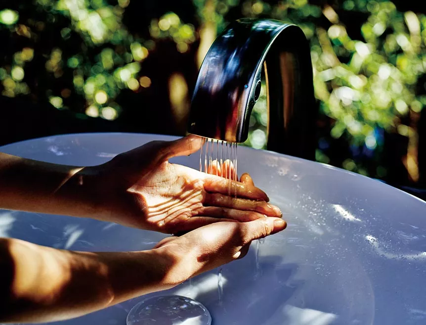 TOTO ZN Automatic Faucet delivers gentle, sensor-activated streams that reduce splashing and support both hygiene and sustainability